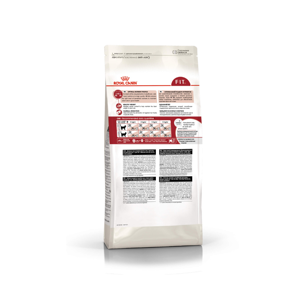 Т00008709 Корм для кошек Fit 32 для взрослых кошек выходящих на улицу сух. 400г ROYAL CANIN  - Вид №2