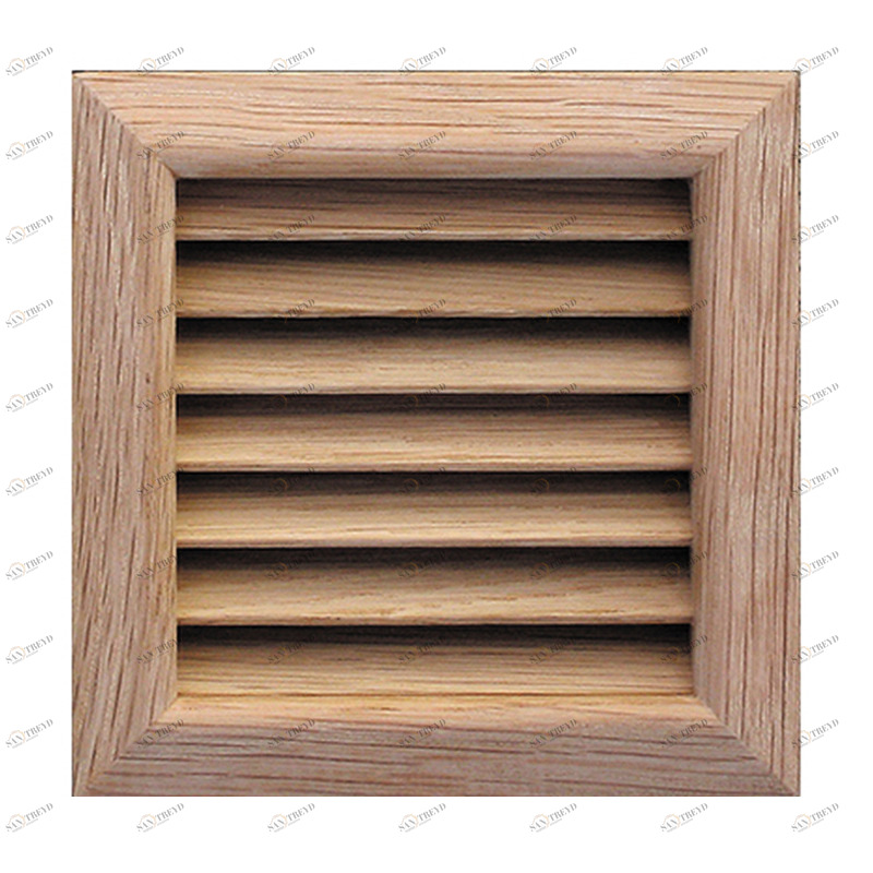 Деревянная вентиляционная решетка, дуб 112x112 Santreyd sun-id-683395