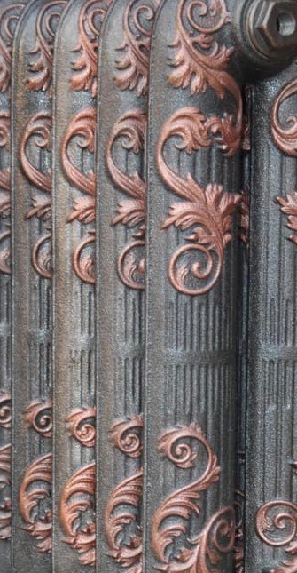 Чугунный радиатор RETROstyle Sheffield 560 10 секций 7128 - Вид №1