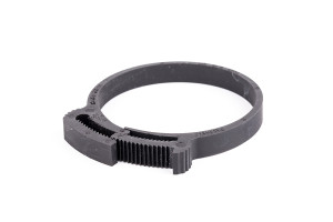 16640570 Хомут для шлангов Herbie Clip - 59 - Черный - PA66 - 59.0-64.7 мм, 10 шт HCL01205 HCL Fasteners