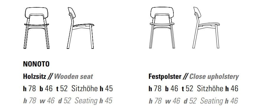 Деревянный стул ZEITRAUM Nonoto ARCH-00072973 - Вид №12