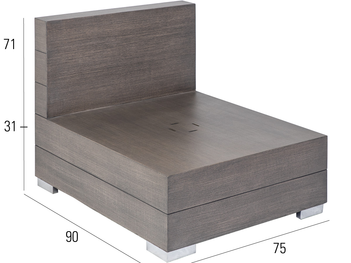 72.00.0580 Средний модуль Long Island Stone Grey Mbm - Вид №2