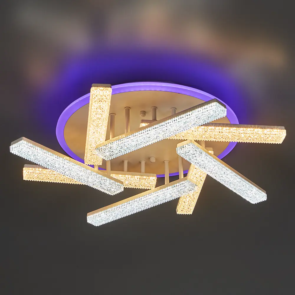 Люстра потолочная De City Оскар 8x10 Вт+22 Вт RGB LED 220 В с пультом управления STLM-2001293 - Вид №23