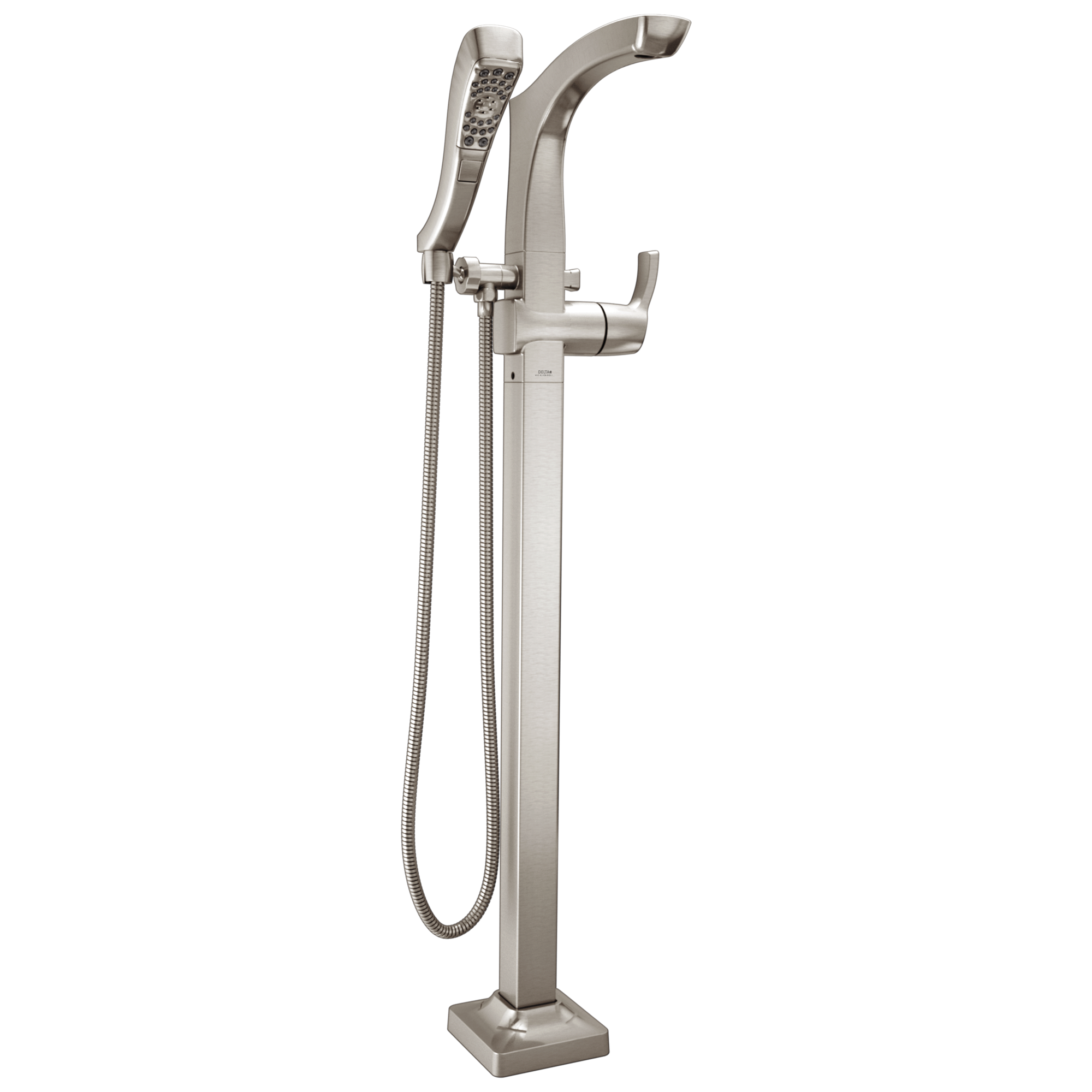 55552-PN H2Okinetic® Ручной душ с 4 настройками для настенного монтажа Delta Faucet Universal Showering Полированный никель 