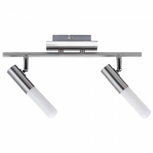 Спот потолочный на 2 лампы никель Phorus 66579 PAULMANN PHORUS 00-3927003 Белый;никель