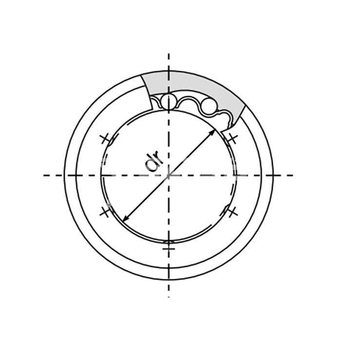 IS655 Линейный подшипник LM6-UU ISKRA  - Вид №2
