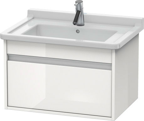 KT666401414 Тумбочка подвесная Ketho #KT6664 800 x 455 мм Терра, декор Duravit - Вид №2
