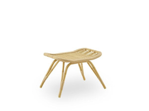 Садовый стул / подставка для ног из Алу-ротанга и ArtFibre