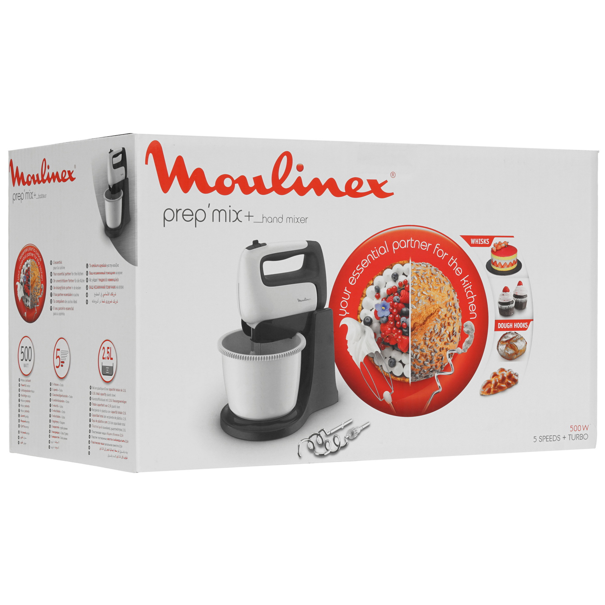 5323048 Миксер Moulinex HM464110 белый STDN-0139725 - Вид №9