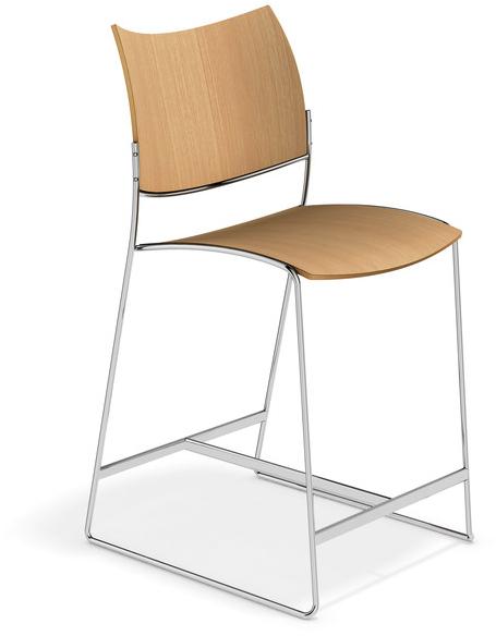 Casala Деревянный стул Curvy barstool 3288-07 - Вид №1