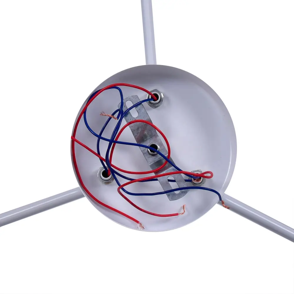 Люстра потолочная «Юкка» КС30096/3C, 3 ламп, 9 м², цвет белый/белый КЛЮЧНИК STLM-2168034 - Вид №6