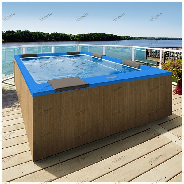 Бассейн Gruppo Treesse Muse Plus-V212I-PL-G прямоугольный встроенный голубой PLUSV212IPLG