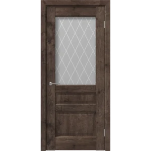 Комплект двери Artens Магнолия со стеклом 70x200 см ПВХ цвет акация с добором 100 мм