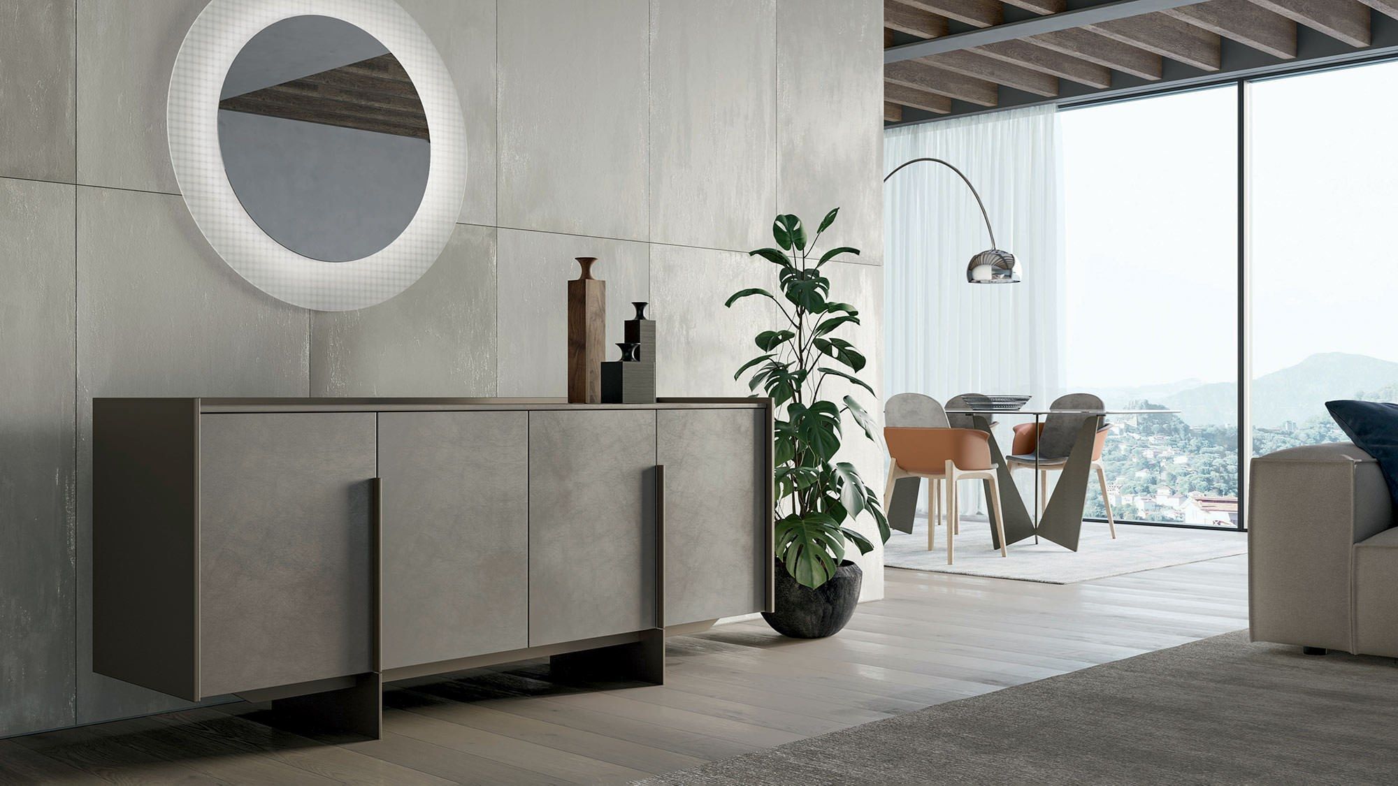 Кожаный стул с подлокотниками Dall'Agnese Hull ARCH-00035974 - Вид №4