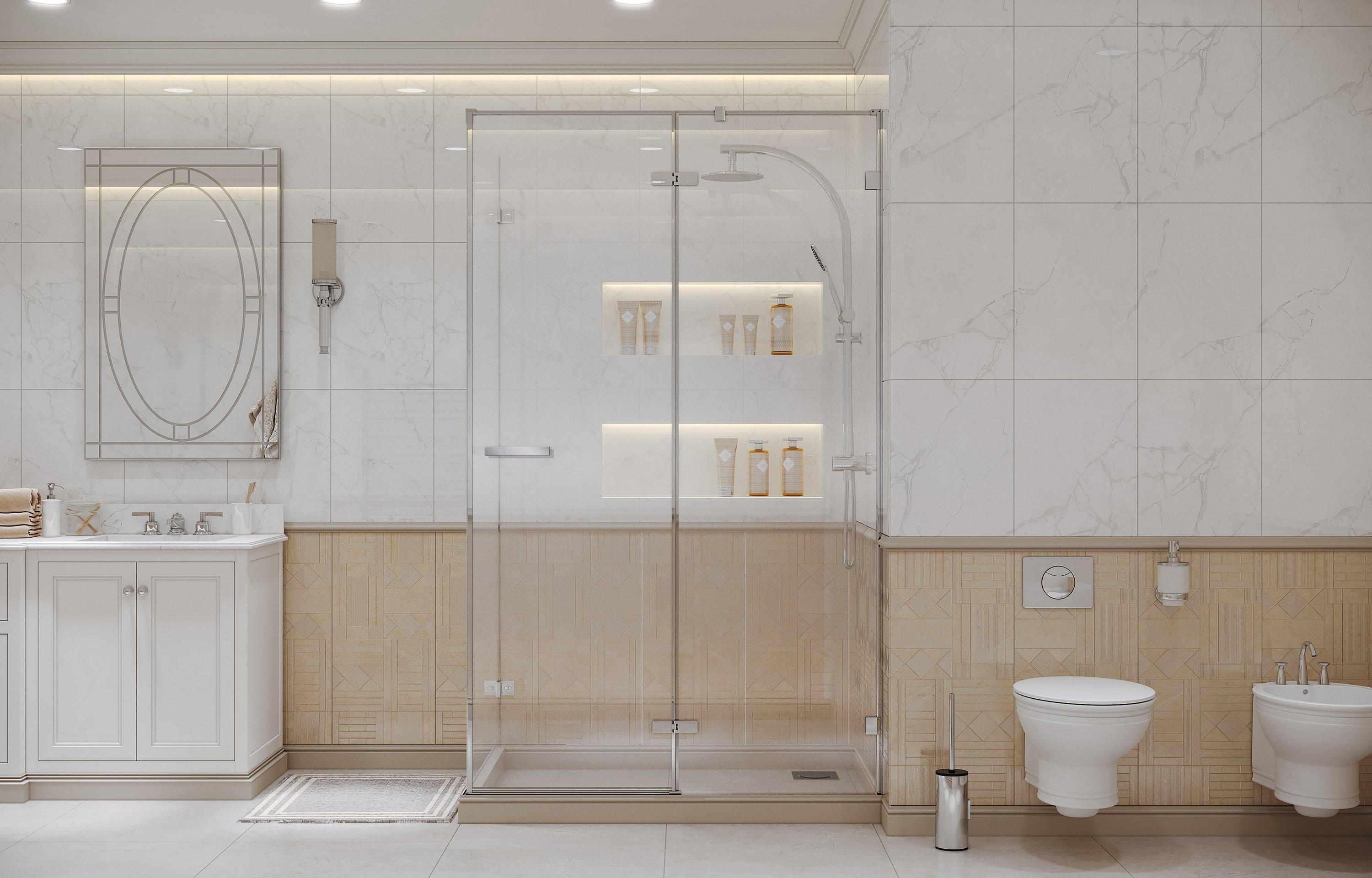 Душевое ограждение Ambassador Abner 10011103R (1200x800x2000), 1 место  - Вид №2