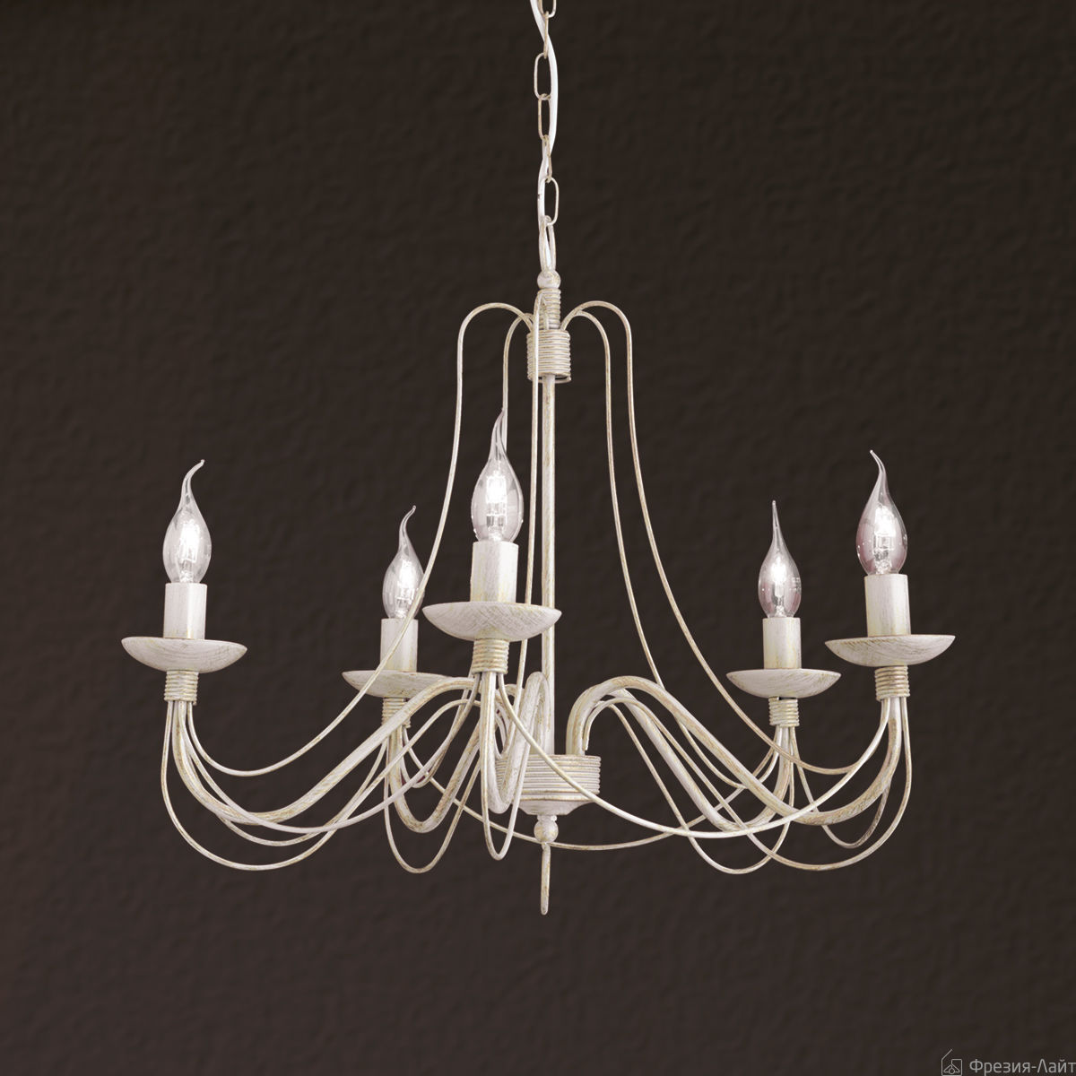 Orion LU 1531/5 Elfenbein-gold люстра подвесная 108245