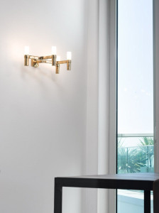 Литой алюминиевый настенный светильник