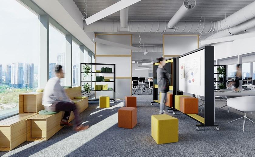 Grado Design Тумба под телевизор из мдф на колесиках Walker Wal-sc-02 - Вид №2