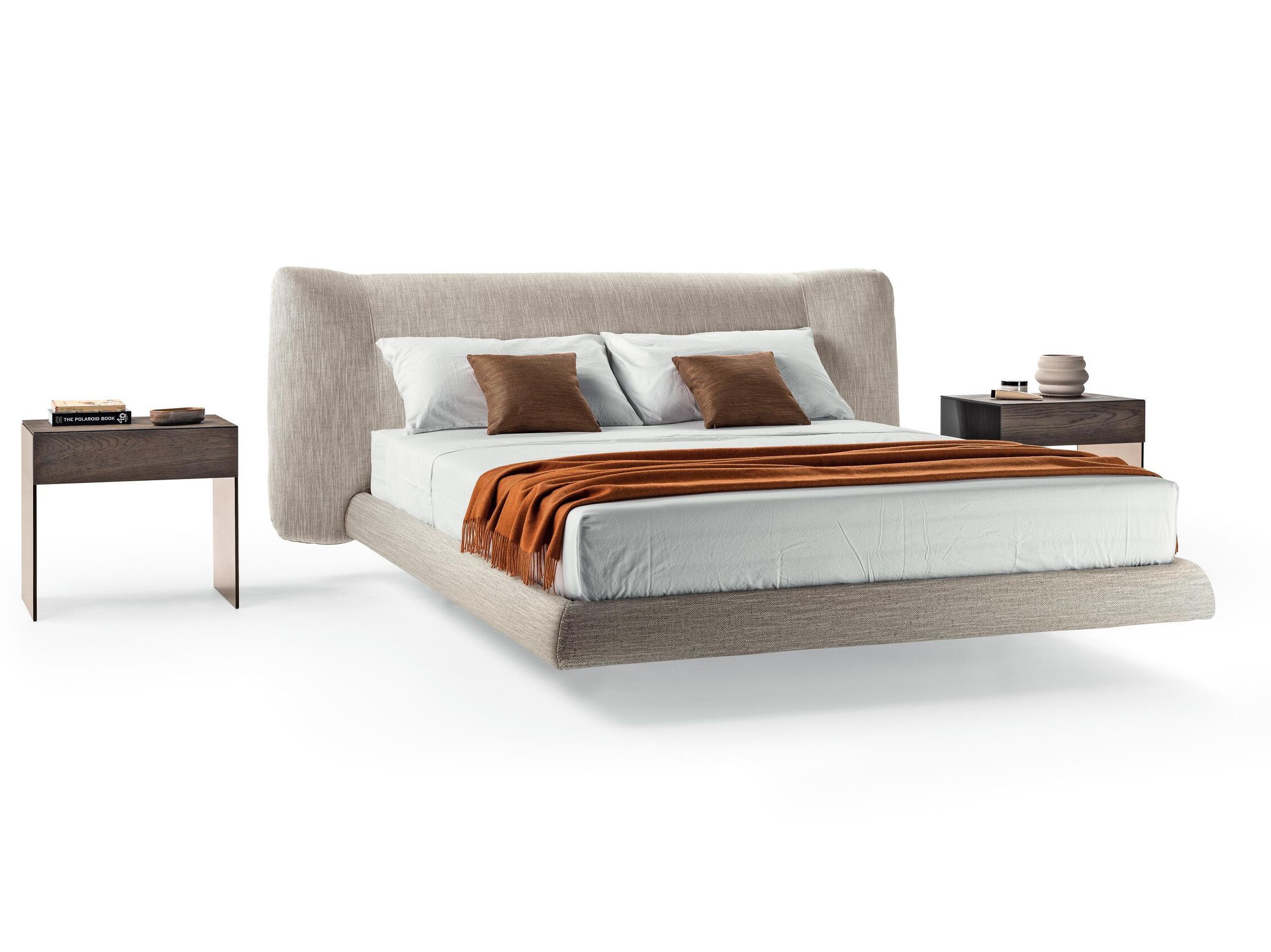 Двуспальная подвесная кровать из ткани Lago BED-IN - 1821 ARCH-00120638