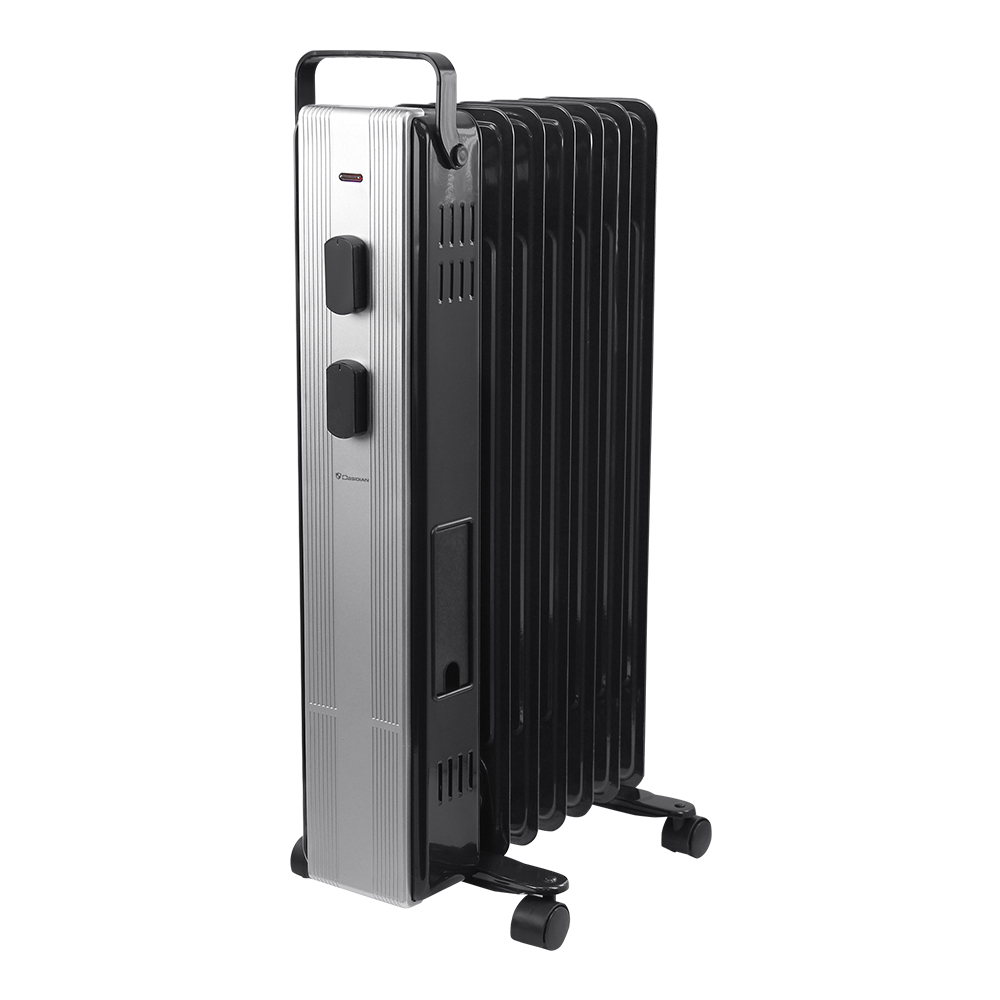 9169999 Масляный обогреватель OBSIDIAN BS-OH2000A черный STDN-0120540 - Вид №1