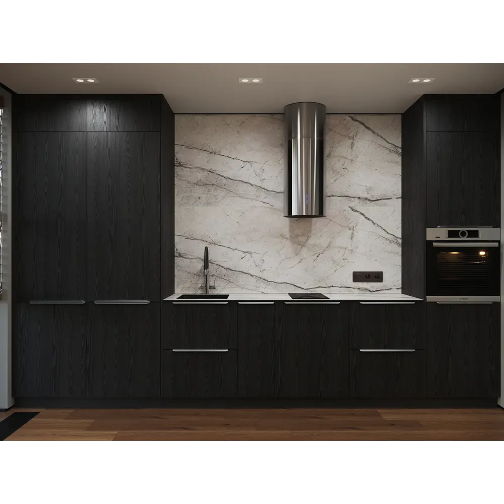 Konsensa Канск - фасад кухонного шкафа черный 33×77 см 89423363 STLM-1571178 - Вид №7