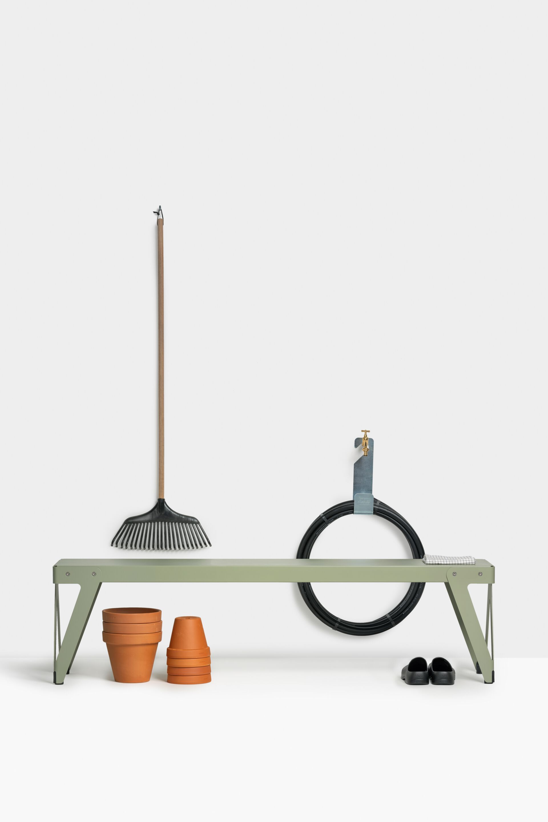 Стальная садовая скамейка с порошковым покрытием FUNCTIONALS Lloyd ARCH-00086249 - Вид №4