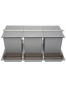 Система сортировки мусора Omega Top 800/47 Metallic Grey NAVAKO