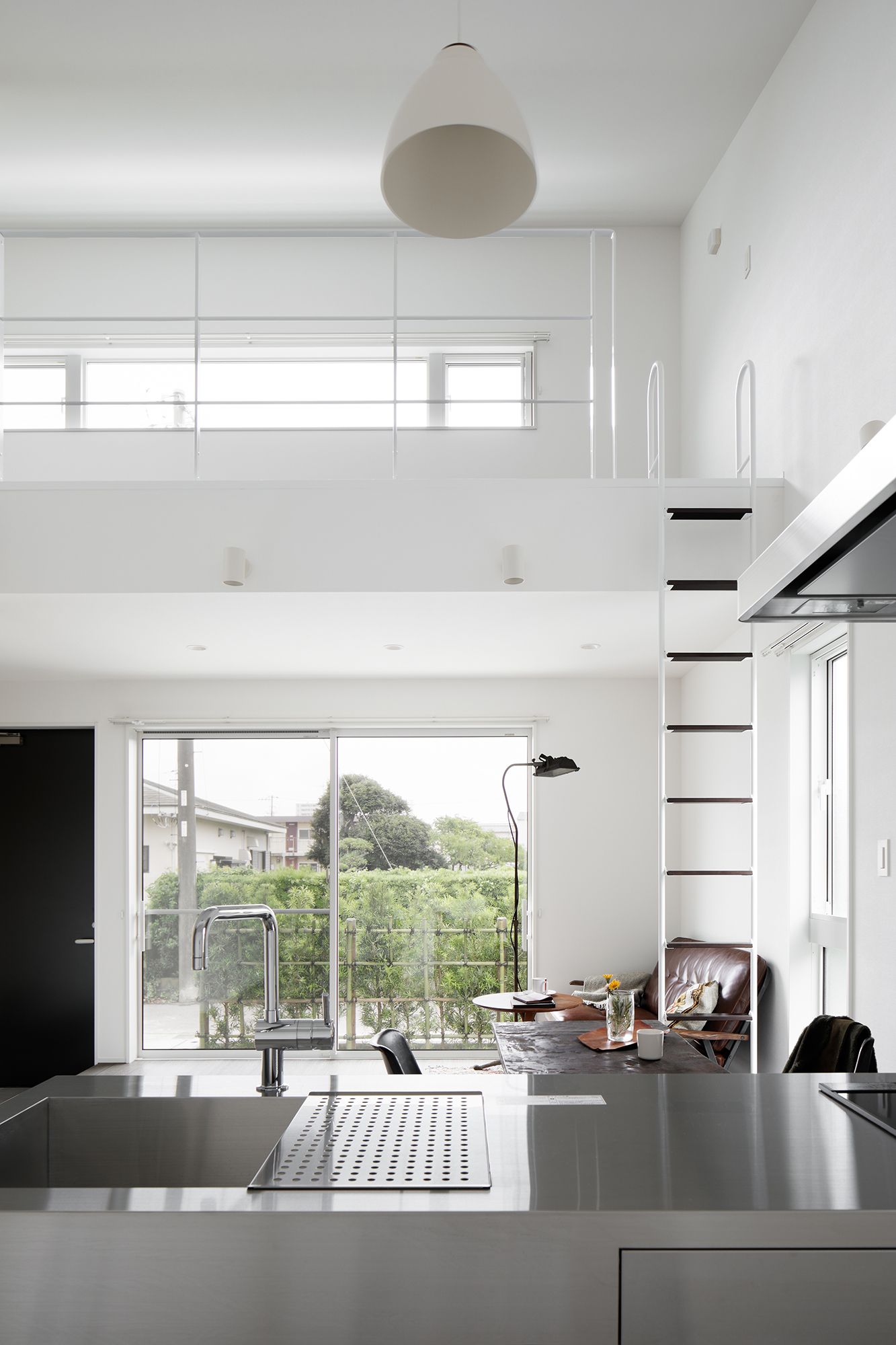 Кухня из нержавеющей стали с островом без ручек Miratap OSSO ARCH-00129289 - Вид №2