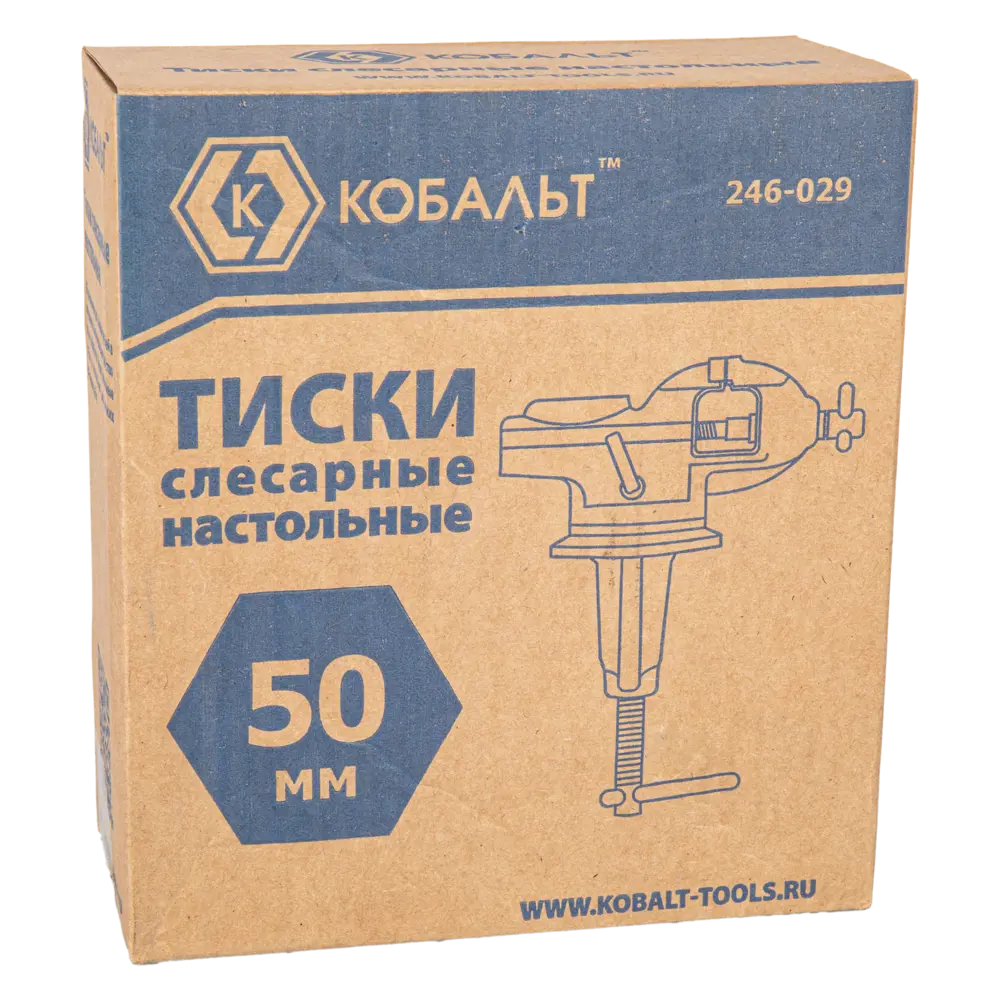 Настольные слесарные тиски Кобальт с поворотным механизмом 89374096 STLM-1448995 - Вид №3