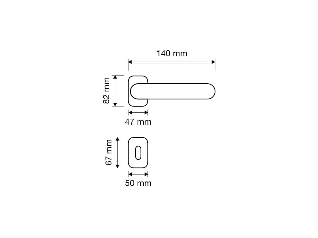 Классическая латунная ручка с насадкой LINEA CALI' фарфоровая Нимфа ARCH-00063205 - Вид №2