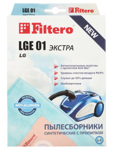 6678389 Мешок-пылесборник Filtero LGE 01 Экстра