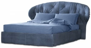 BAXTER Кровать двуспальная с обивкой кожей