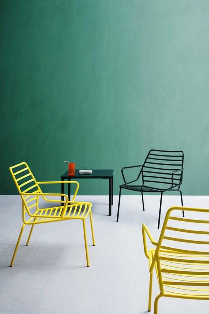 GABER Садовое кресло из окрашенного металла с подлокотниками Link sun-id-1468481 - Вид №1