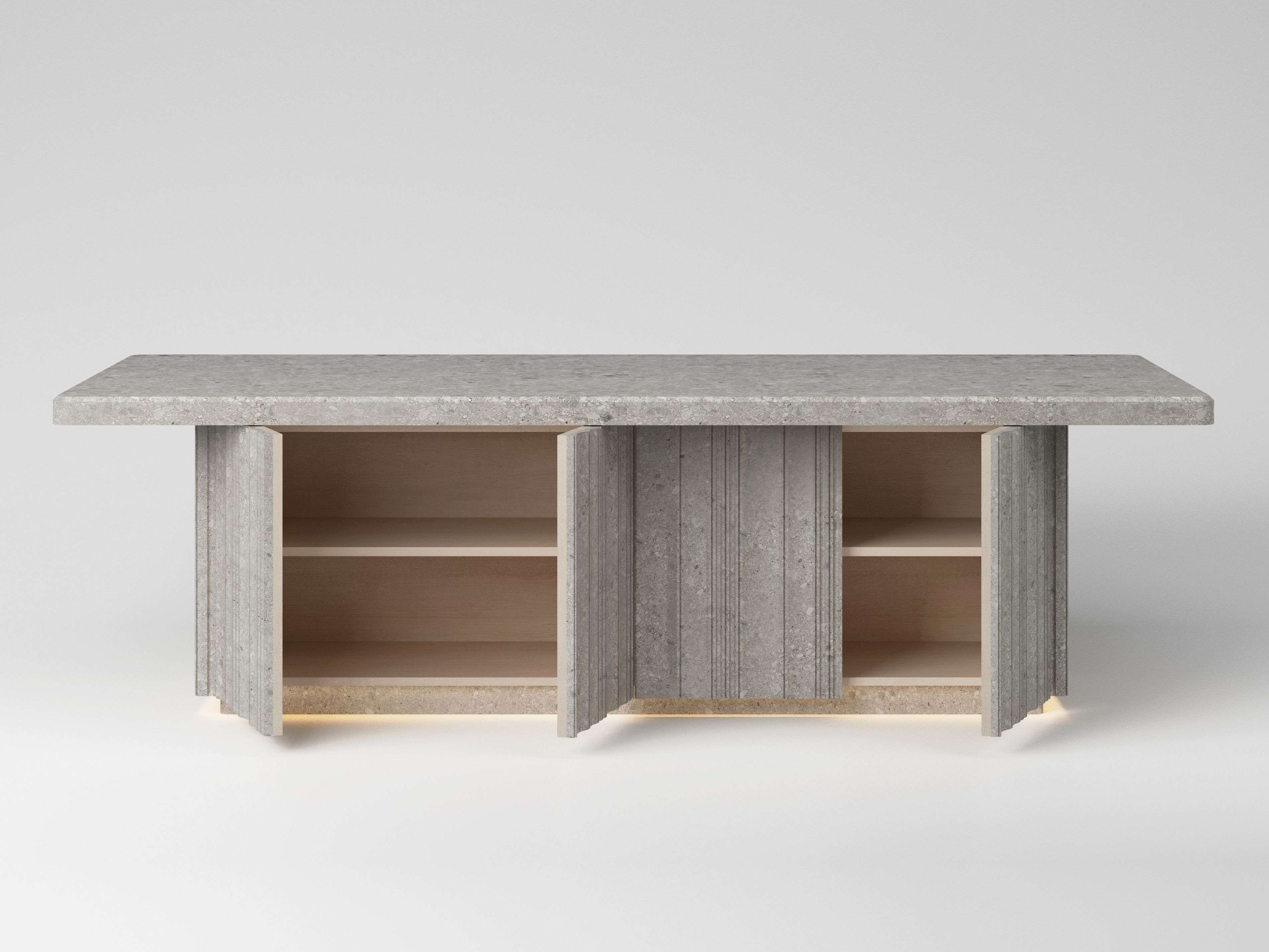 Стол для конференций из травертина Davani Purity ARCH-00054680 - Вид №2