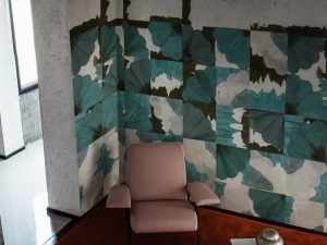 Wall&decò Обои в клетку с цветочными мотивами Contemporary wallpaper 2018