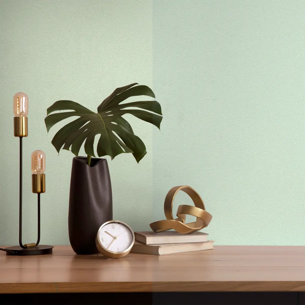 Флизелиновые обои Wallsecret Paintwall мятные 1.06 м 89395796 STLM-1406363 - Вид №4