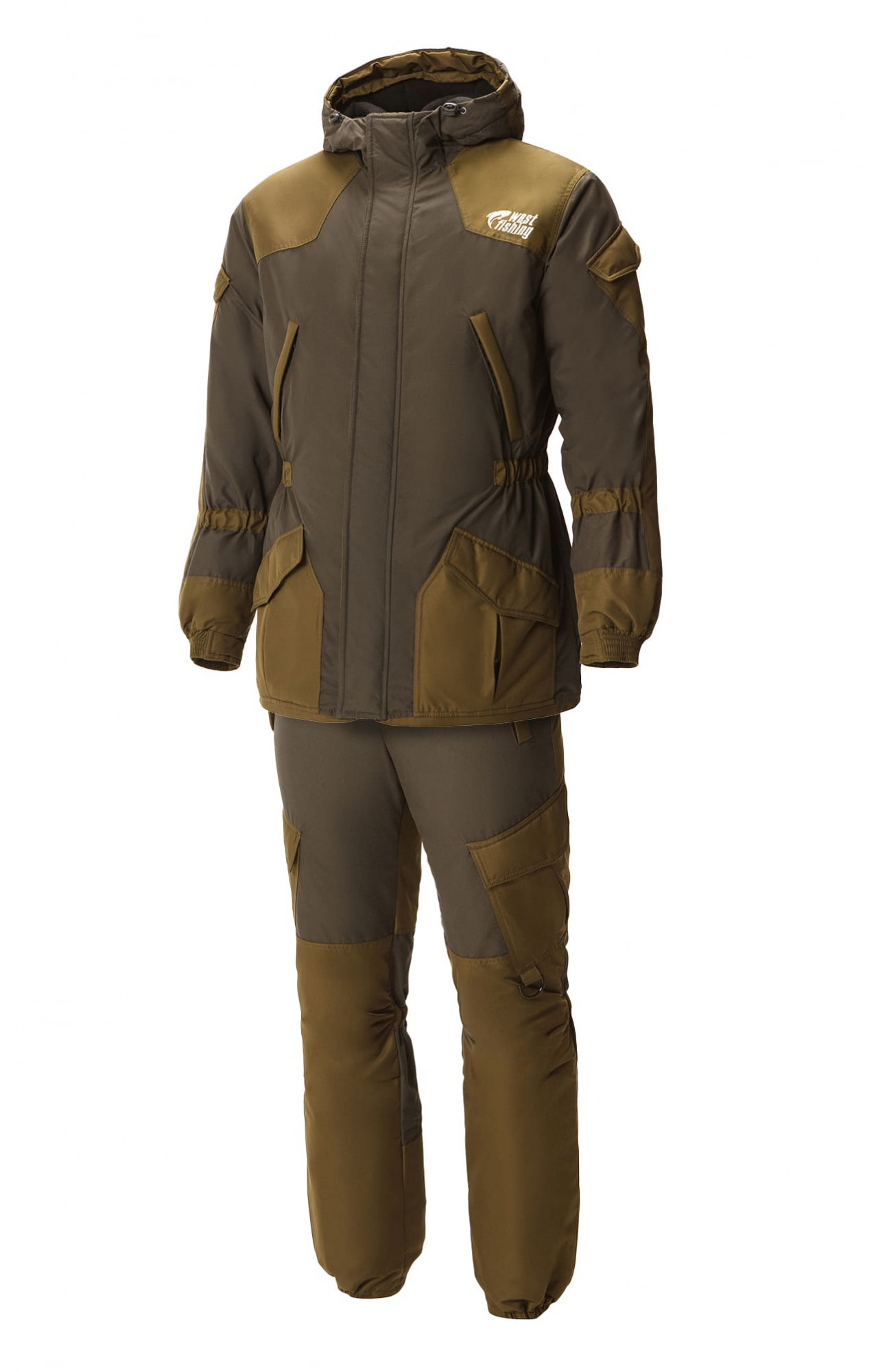 63940 Костюм  зимний хаки West Fishing  Зимняя спецодежда Santreyd 