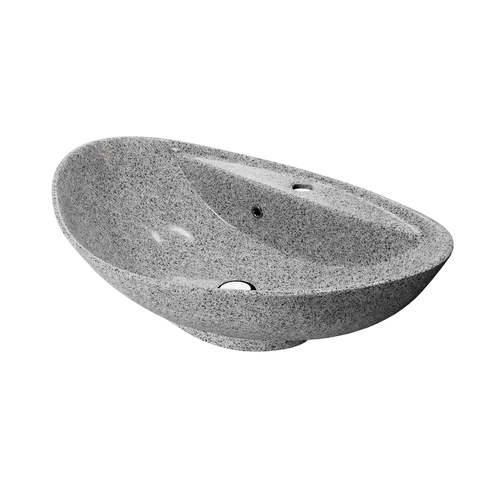 KIROVIT Гамма — накладная раковина с мраморным эффектом 89419677 STLM-1566000