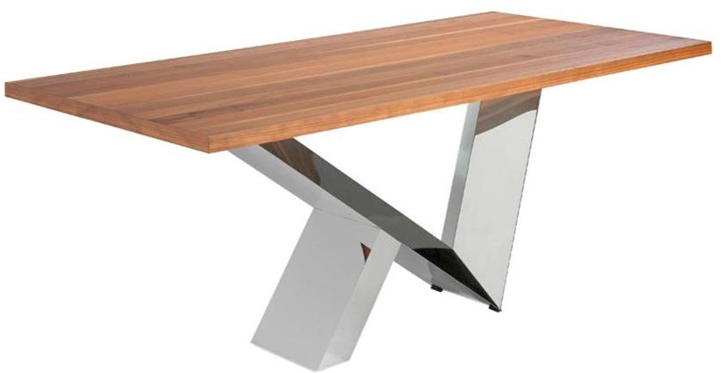 Angel Cerdá Прямоугольный обеденный стол из стали и дерева Nature life 1038.02 Angel Cerda - Вид №1