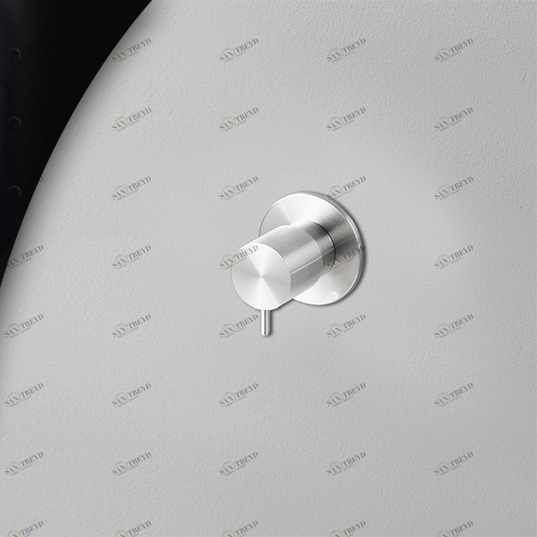 Запорный вентиль глянцевая сталь TOKI Radomonte TKI50L