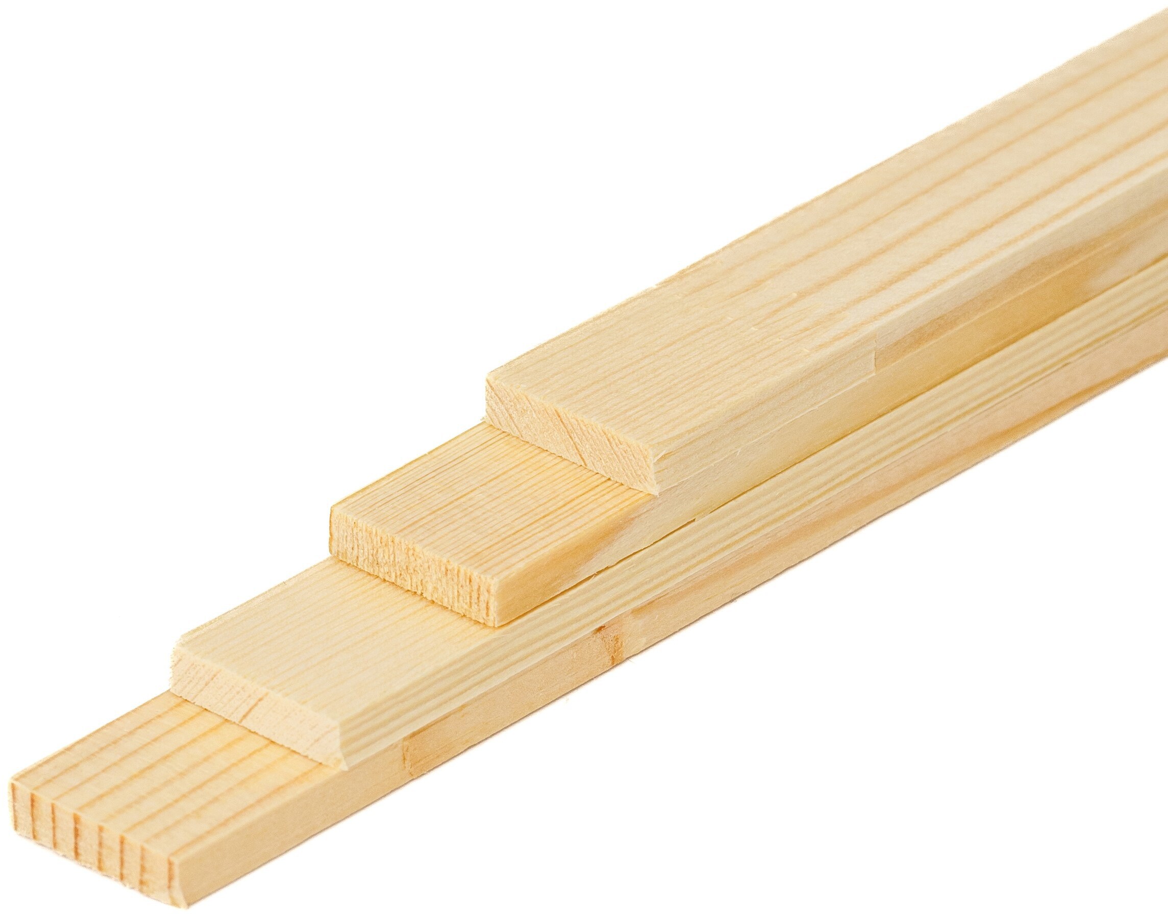 91038332 Рейка Timber&style строганый сращенный 5х19х2200мм сосна сорт Экстра 4шт STLM-0452485 Santreyd