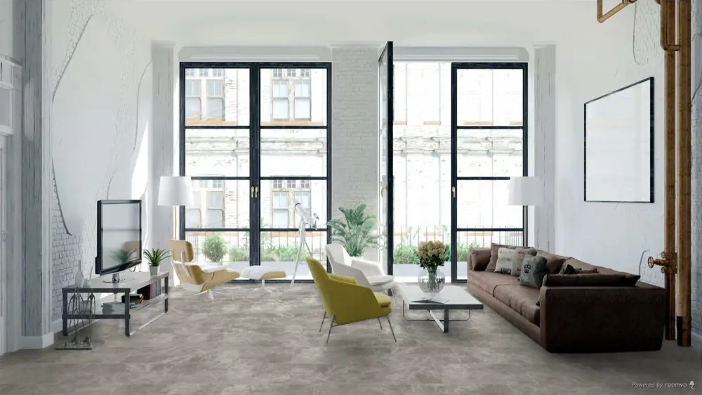 91001613 SPC плитка TheFloor Stone Velluto 33 класс толщина 6 мм 1.92 м², цена за упаковку STLM-0433444