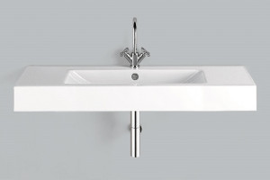 4287200400 Умывальник, wt.gr1250h, белая, для простого ухода Alape серия GR