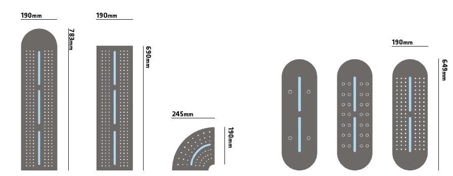 Потолочная душевая головка из нержавеющей стали с хромотерапией Ama Luxury Shower RAINYCLOUD ARCH-00139597 - Вид №2