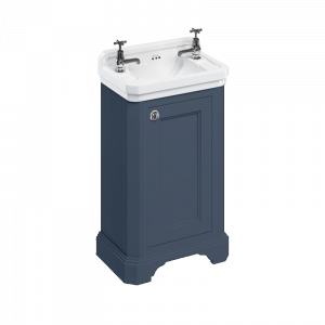 Burlington Cloakroom Гардеробная раковина с дверью Синий B8 FC11B
