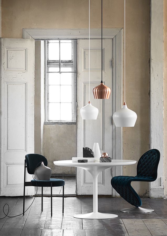 Лампа подвесная Cohen Large, белая матовая, белый шнур Frandsen 14426600101 - Вид №3