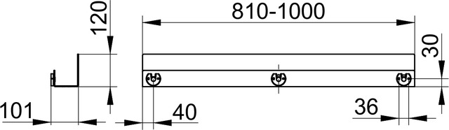 24953370200 Полочка для душа KEUCO ПОЛОЧКИ ДЛЯ ДУША - Вид №5