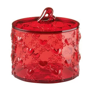 Банка с крышкой 11 cм красная Love GUZZINI  00-3870257 Красный