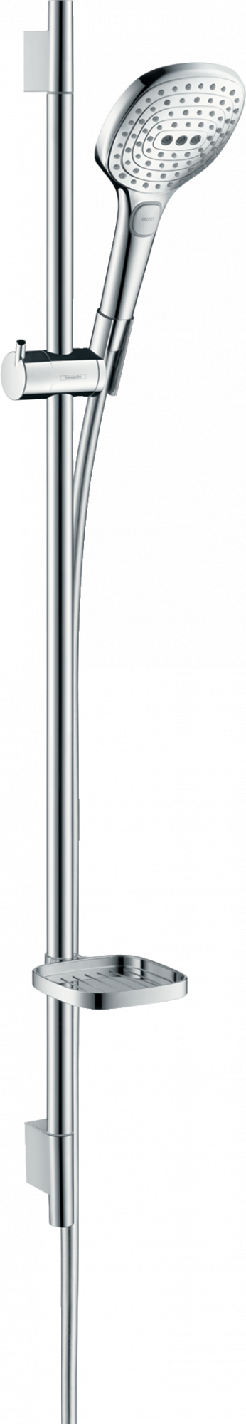 26621000 Raindance Select E Душевой набор 120 3jet со штангой 90 см и мыльницей Hansgrohe 
