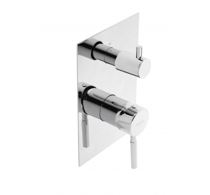 GENEBRE 65117 18 45 66 Встраиваемый однорычажный смеситель с керамическим переключателем на 2 направления  - Вид №1